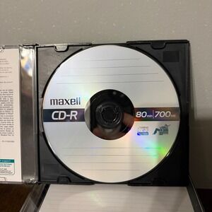 Maxell CD-R 80 Min 700MB Recordable Blank Disc CD Recordable Media‎ Bulk Lot